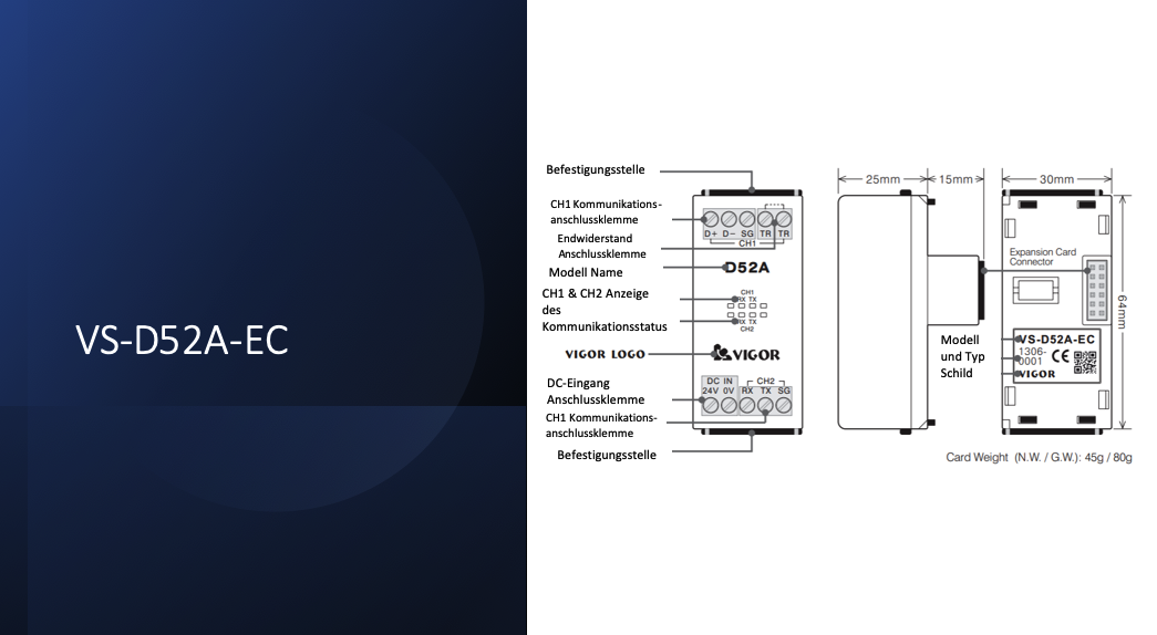 Vigor-VS.COM.EC.Communication Expansion Card