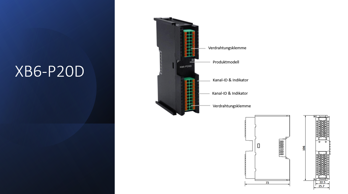 Solidot high-speed counter module for XB6 remote I/O with 2 channels 