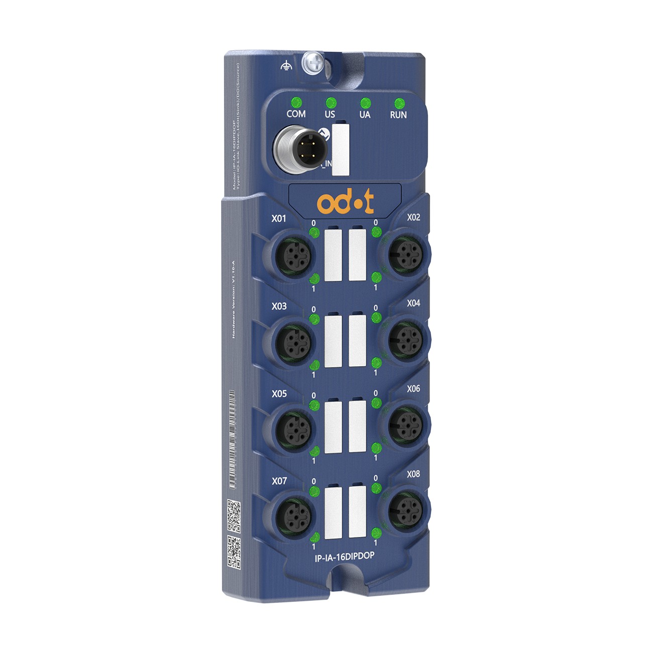 16 konfigurierbare E/A (24 V DC)