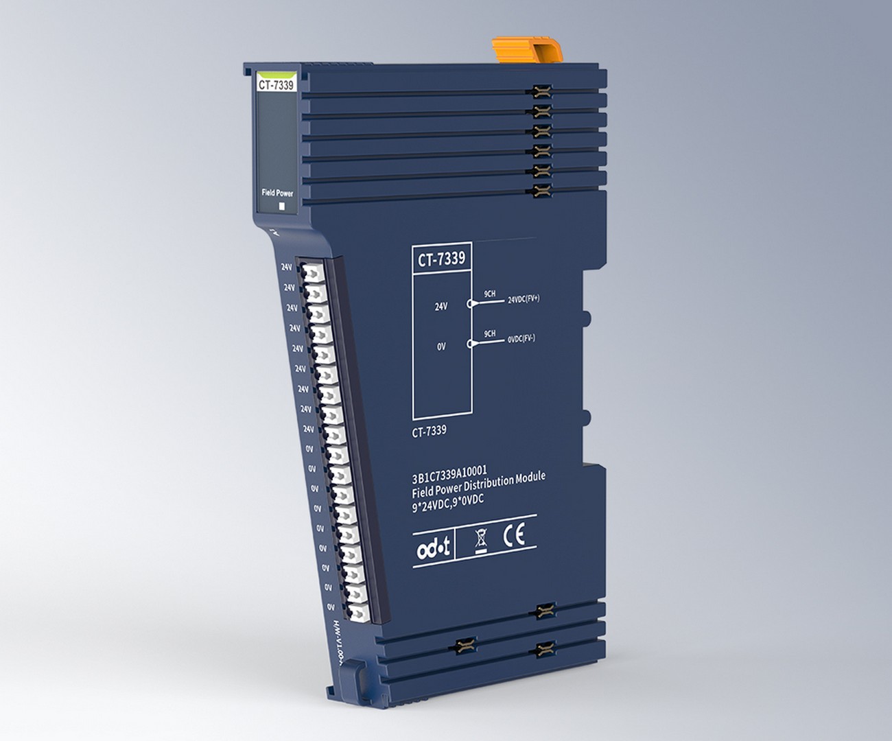 Odot CT-7339 – Potentialverteiler 9 × 24 V DC + 9 × 0 V DC