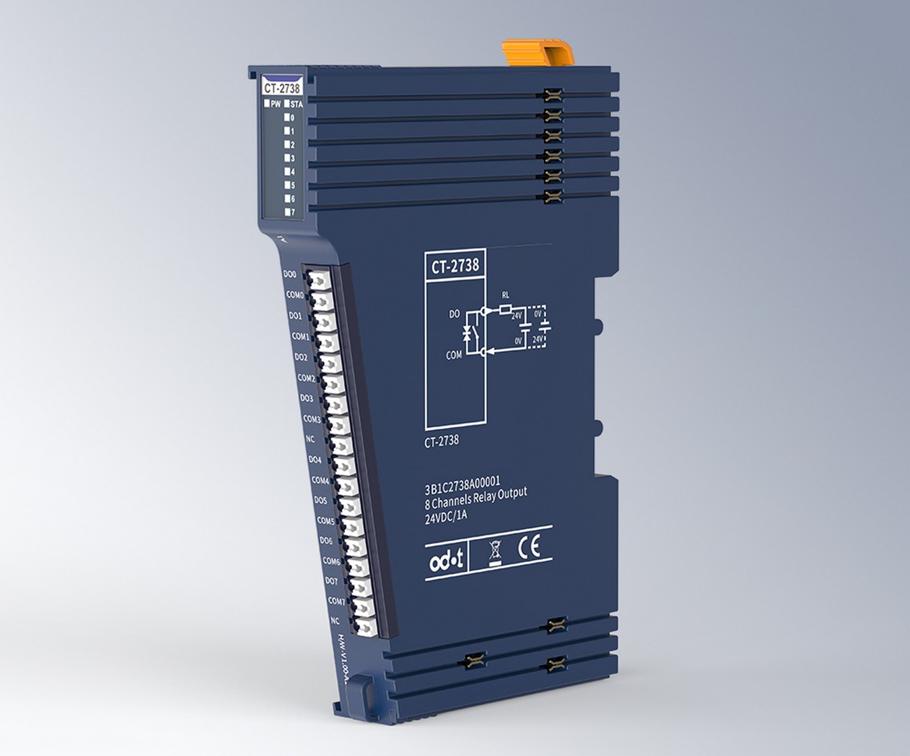Odot CT-2738 – 8 relay outputs 1 A / 30 V DC