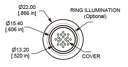 Langir signaling device (buzzer) LF19 M19 with flashing LED ring